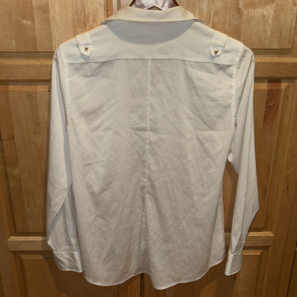 Ivanka Trump white button up blouse women’s size small - Picture 2 of 9